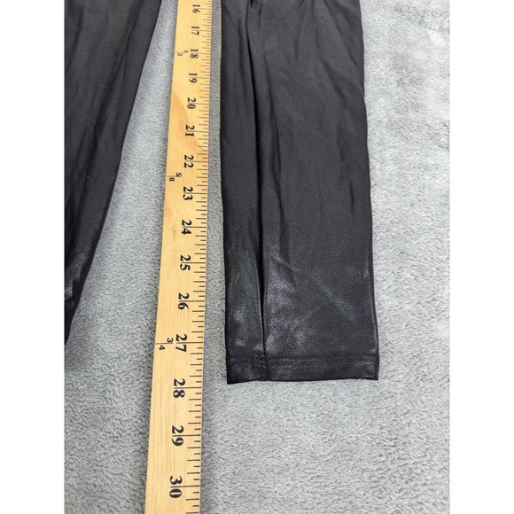 Spanx Faux Leather Leggings Women's Size Medium Black - Picture 10 of 10